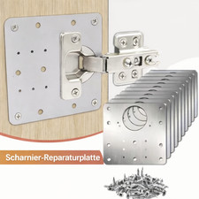 Schrank Scharnier Reparaturplatte aus Edelsta...