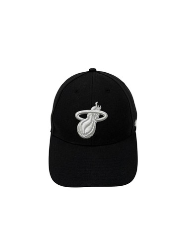 ‘47 Brand MVP Strapback Hat Cap NBA Miami Heat Black Adult OSFM - Picture 3 of 8
