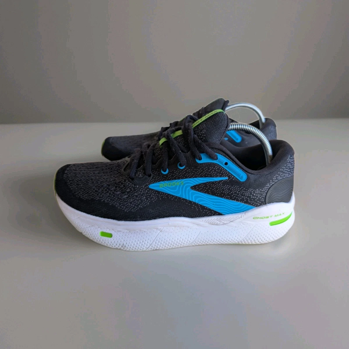 Brooks Ghost Max 2E Wide Black Atomic Blue for sale | eBay