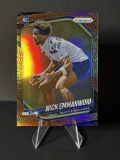 2025 Panini Prizm- Nick Emmanwori Pigskin Prizm RC / 180 Seattle Seahawks