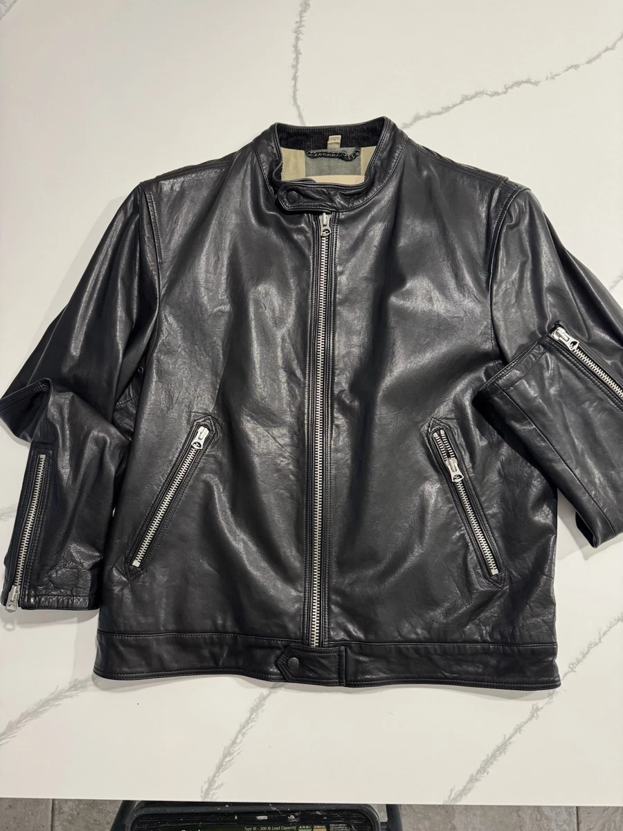 Burberry Leather Outer Shell Jackets for Men for Sale | Shop New