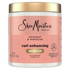 SheaMoisture Curl Enhancing Smoothie Hair Cream Coconut and Hibiscus for Thic...