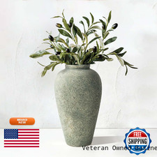 Ybx Yiboxuan Ceramic Flower Vase - 9.2 Inch Large Farmhouse Table Vases