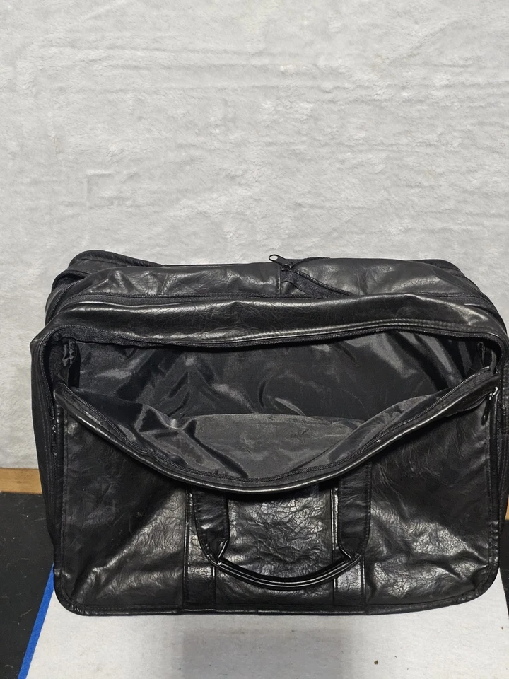 Bolso Vintage Cannon ATPS Cuero Negro Correa Ajustable 16×12×8 Foto 2 de 4