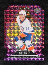 2022 Upper Deck Allure Purple Diamond Die-Cut 9/10 Anthony Beauvillier #92 2d8