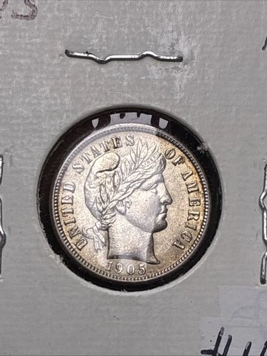 1905 Barber Silver Dime