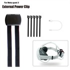 For Vision Pro VR Headset Battery Back Tie Strap Mobile Power Supply Strap Set