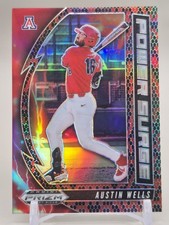 2020 Prizm Baseball Draft Picks Austin Wells Power Surge Snake Skin 8/25