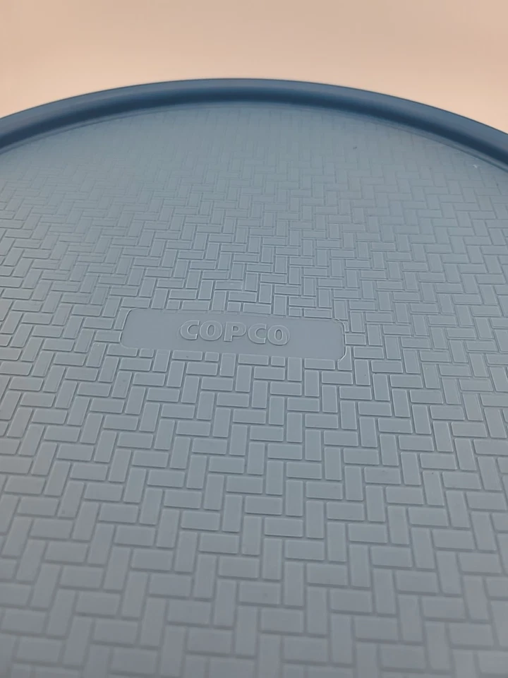 Copco Blue 7 Pc Chip Dip Divided Lazy Susan Server - Image 4 of 4