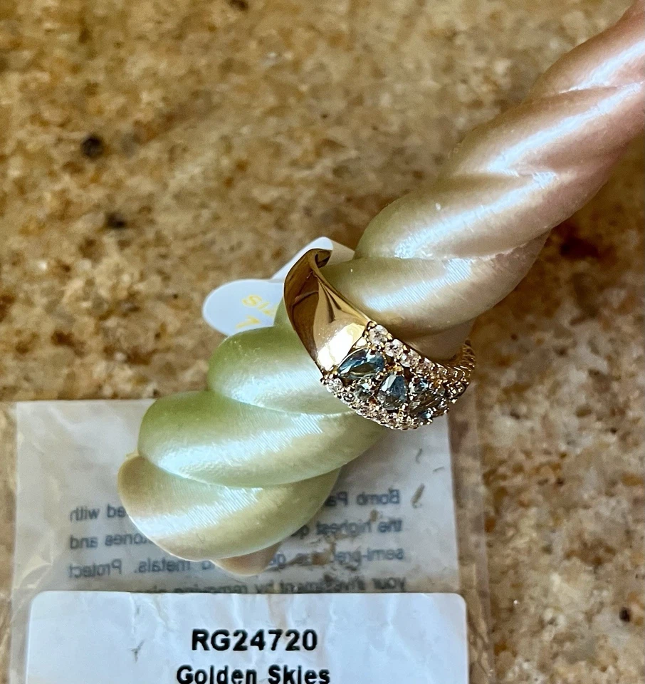 Bomb Party Ring 💍 Size 6 RG24720 "Golden Skies" 🩵 Original Collection - Image 4 of 4