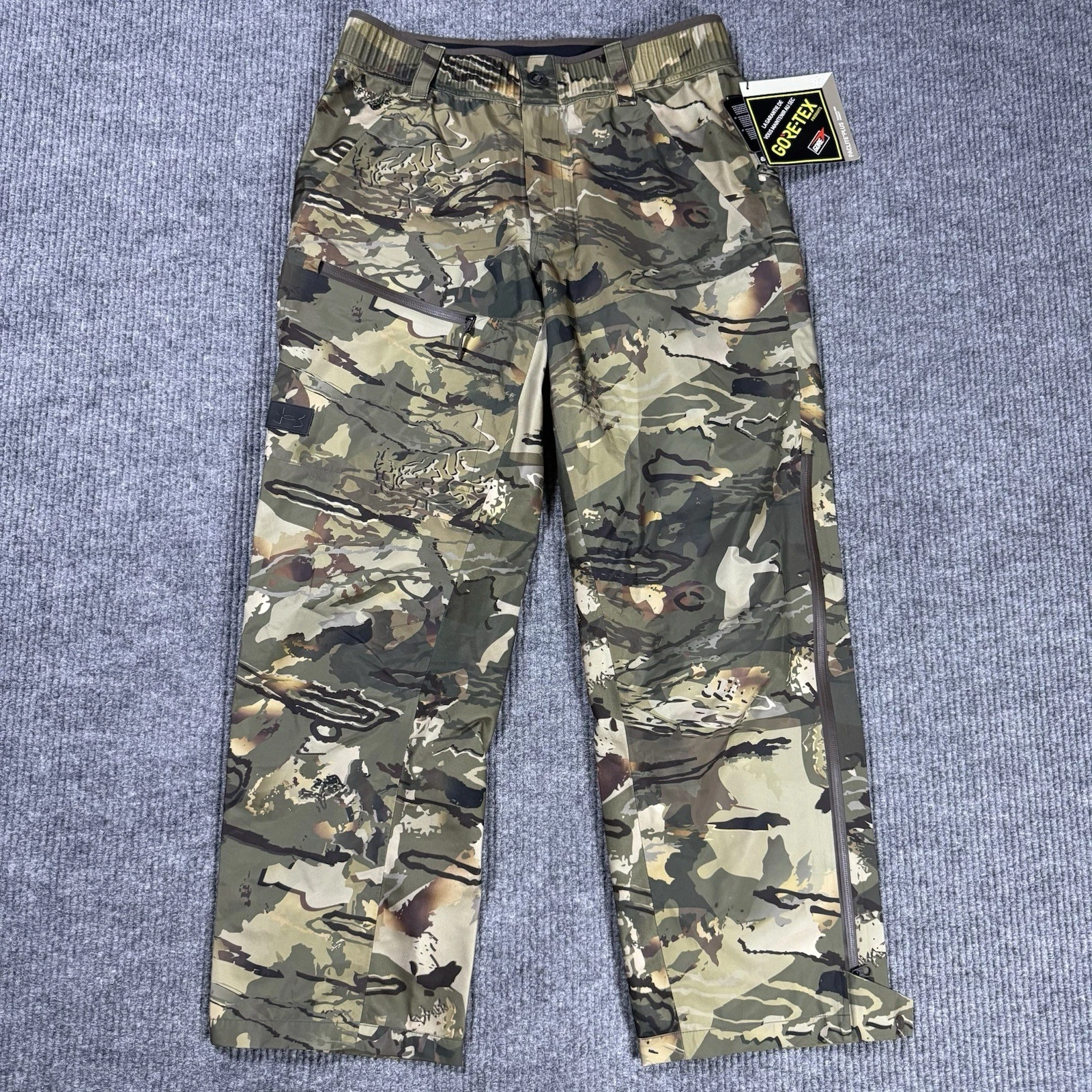 Under Armour Mens Large Gore-Tex RealTree Edge Camo Hunting Pant 1316963-991 New