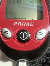ReliOn  PRIME Blood Glucose Red Meter/ ReliOn CASE /Lancing device/ logbook 753
