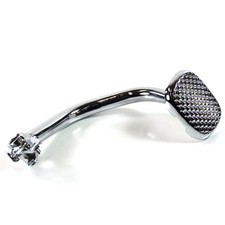 Rear Brake Pedal for LF400 Foot Brake Lever Right Chrome Easy Installation Black