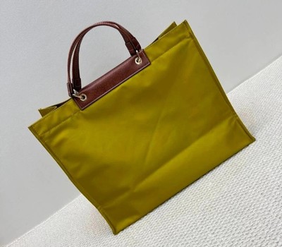 LONGCHAMP Cabas Longchamp L Tote Veil Kiwi - Canvas New outlet