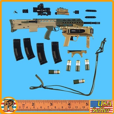 Brigade of Gurkhas - L85A3 Rifle w/ Launcher #1 - 1/6 Scale Part - Easy Simple 