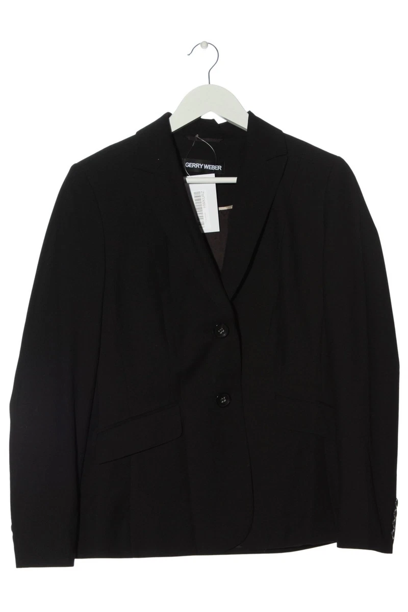 Blazer Femme Gerry Weber à Rayures (Nadelstreifen) - Taille 42/XL - Noir - Occasion Très Bon état