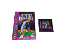 Poker Face Paul's Blackjack Sega Game Gear Cartridge and Manual