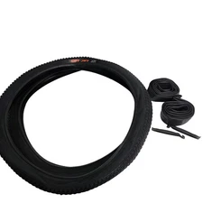 CST Jet 2 Kids Black Mountain Bike Tire & Tubes Set 20" x 1.95" 30 TPI Triple  