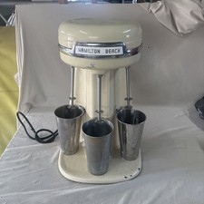 Vintage Hamilton Beach Triple 3 Head Milkshake Malt Maker Machine Model 40 DM