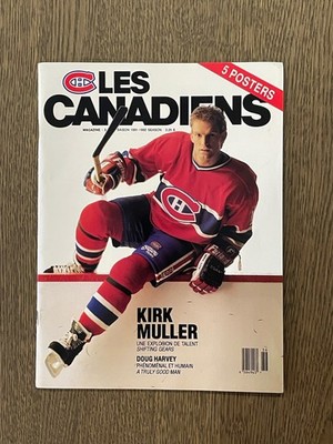 Les Canadiens Magazine *Kirk Muller* 1991-92 Vol 7 No 3. *5 Posters incl*