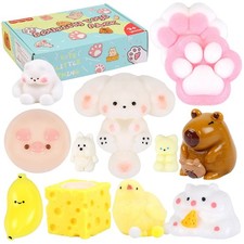 AWNOGKUE Taba Squishy Toys Kit 12 Pcs, Fufu Squishy Pack Include Taba Squishy...