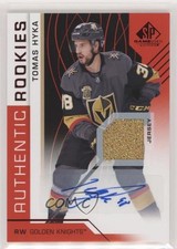 2018-19 Upper Deck SP Game Used Authentic Rookies Red Jersey Tomas Hyka Auto 3vx