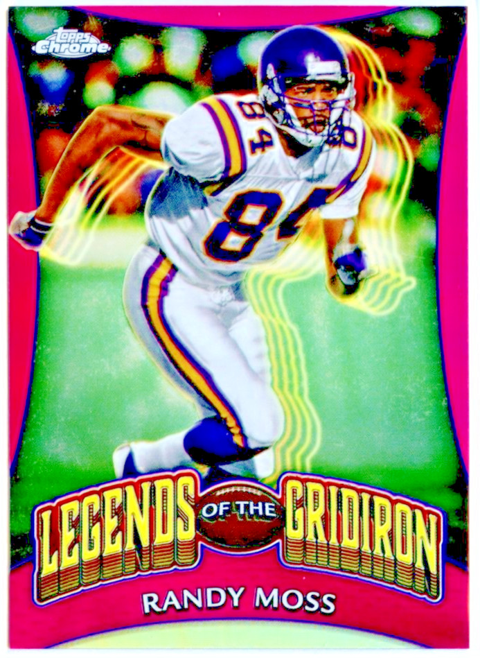 2024 Topps Chrome Legends of the Gridiron Pink Refractor Randy Moss  *VIKINGS*