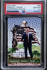 Donald Trump Custom Parody Grade Card - Downtown  “2nd Edition” #/2020 ~ Encased