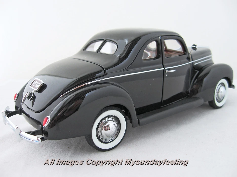 1939 FORD COUPE - LTD. ED. OF 5000 - DANBURY MINT  - SCALE 1:24 - NEW! - RARE!!! - Immagine 4 di 4