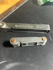Insize Metric 60° Whitworth 55° Screw Pitch Gauge Spurtar 32 Blades Feeler Gauge