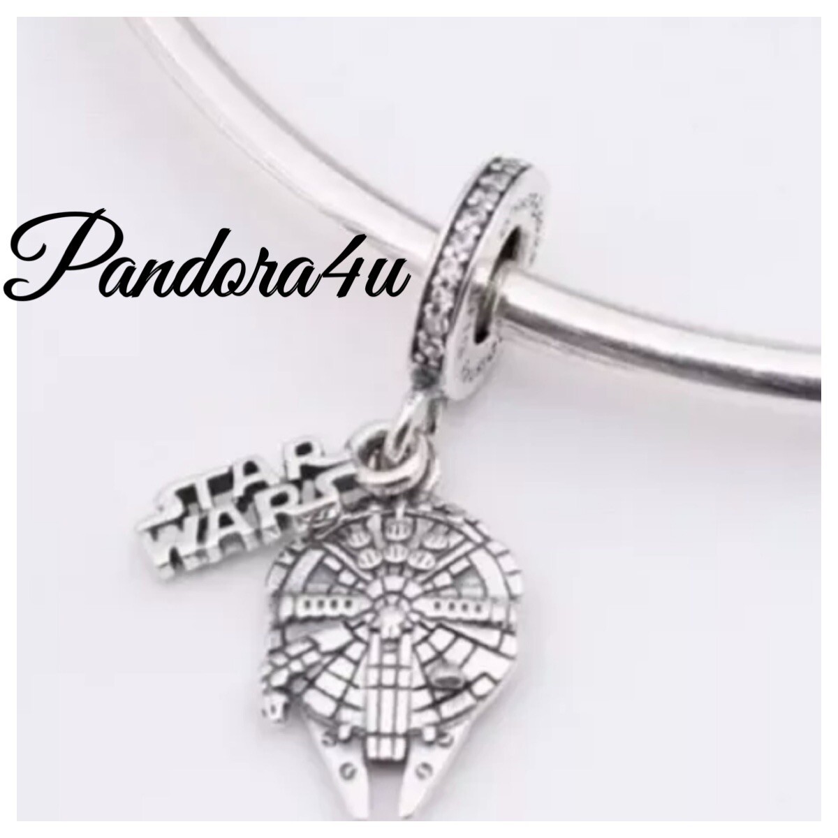 PANDORA Disney Exclusive Star Wars Millennium Falcon Charm