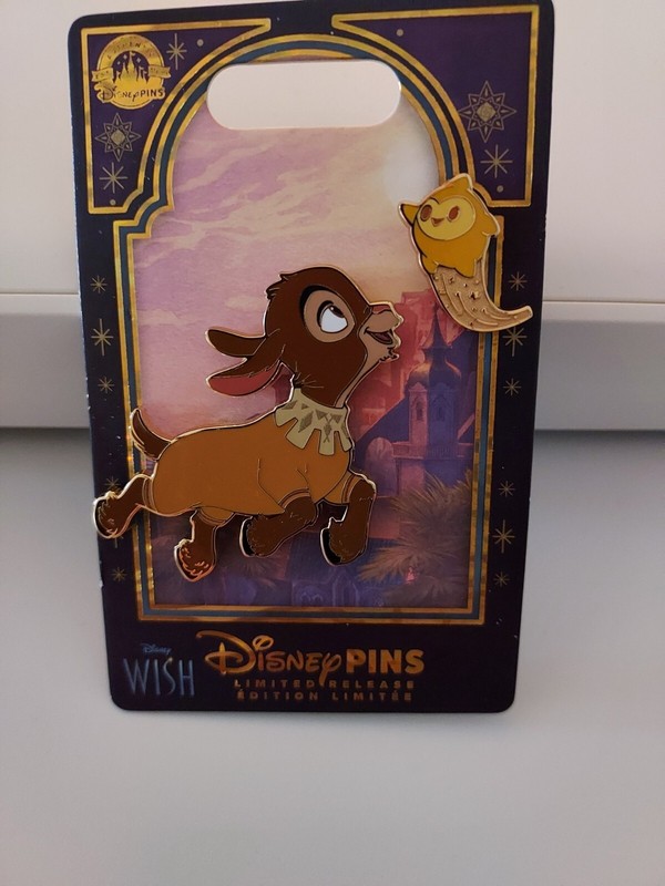 2023 Exclusive Disney Parks Wish Movie Star & Valentino LR Pin Brand New