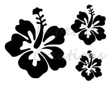 HAWAIIAN FLOWER Hibiscus Floral Plant 8.5 x 11 Stencil Plastic Sheet NEW S80