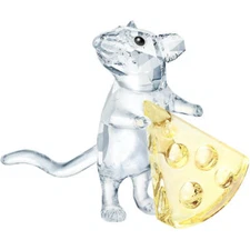Swarovski Mouse with Cheese MIB #5464939