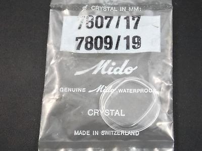 Mido Vintage Watch Crystal Ref#7807/17 7809/19 Waterproof 22.60mm