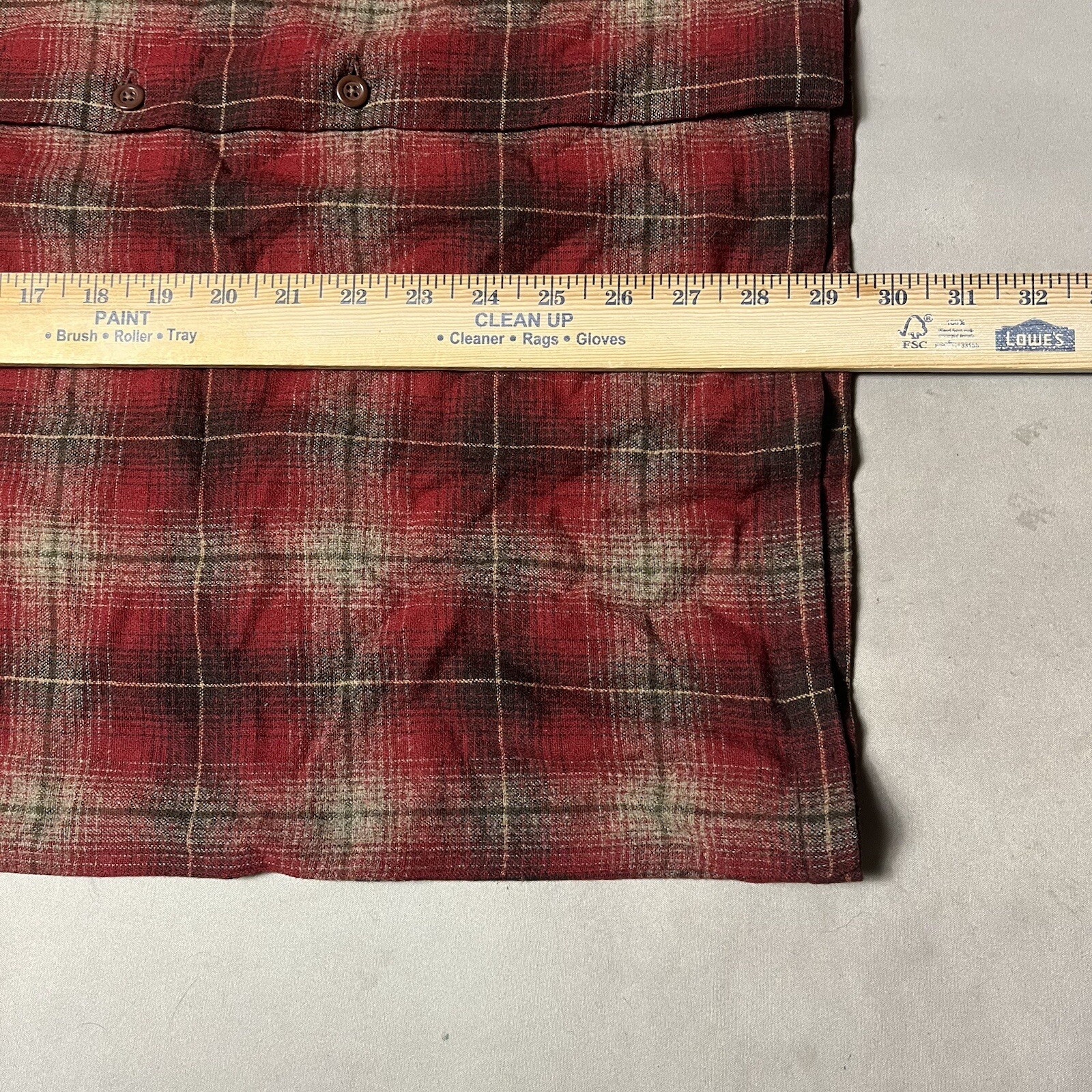 Pendleton Board Shirt Wool Loop Collar Plaid Flan… - image 7