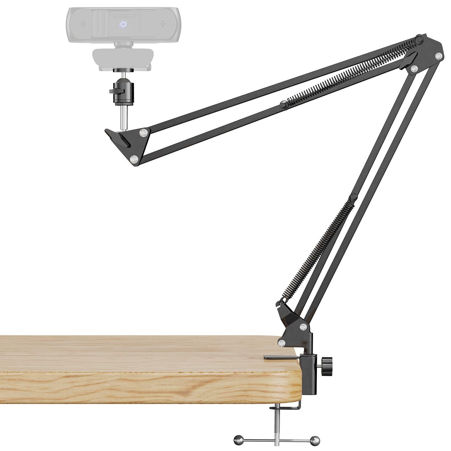 Webcam Stand for Desk 360 Degree Adjustable Camera Stand Mount with 1/4