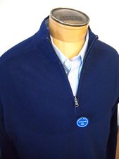 RLX Ralph Lauren Performance Wool Blend Half-zip Sweater XXL 268 Navy Blue