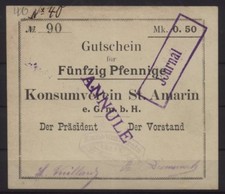 [18488] - NOTGELD ST. AMARIN (obecnie: Saint-Amarin), Konsumpverein St. Amarin eGmb