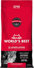 WORLD'S BEST CAT LITTER Multiple Cat Unscented, 32-Pounds