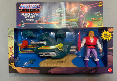 MOTU Origins Wal-Mart Exclusive Prince Adam Sky Sled Masters Of The Universe