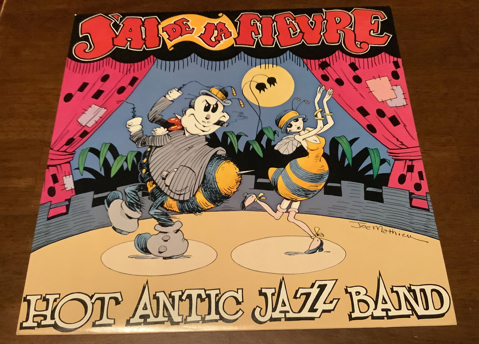 Hot Antic Jazz Band "J'ai De La Fievre Vinyl LP I Got The Stinger S.O.S. Records