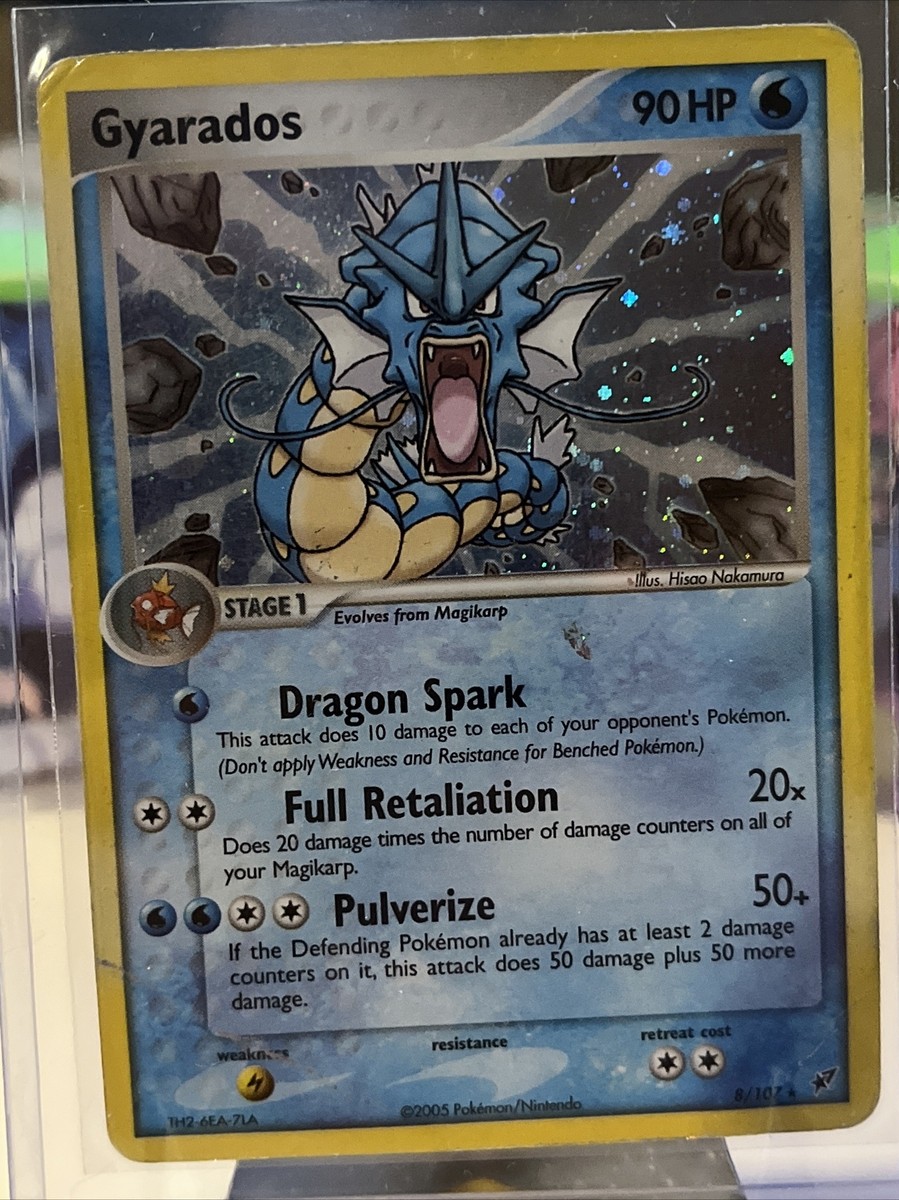 Pokémon TCG Gyarados EX Deoxys 8/107 Holo Holo Rare HP Dmg Pokémon TCG Gyarados EX Deoxys 8/107 Holo Holo Rare HP Dmg
