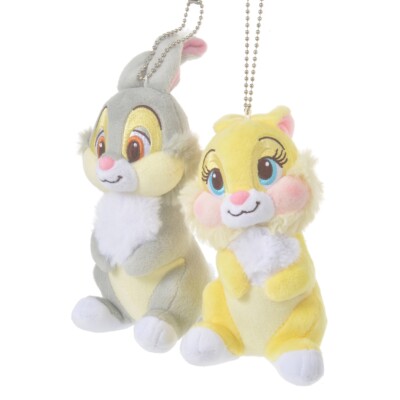 Disney Store Japan Miss Bunny & Thump Plush Doll Set Keychains