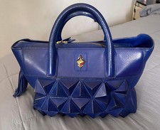 Sofia Al Asfoor Classic Signature Blue Shield Bag Size 300