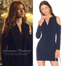 Alice + Olivia Niko Cold Shoulder Dress US2 UK6 ASO Clary Fray