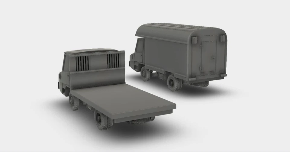 Berliet Stradair LKW Truck 1965 Bausatz 3D Druck 1:87 - 1:24 - Bild 4 von 4