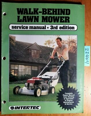 Intertec Walk-Behind Lawn Mower Service Manual WLMS-3 1987 3rd Ariens  Snapper
