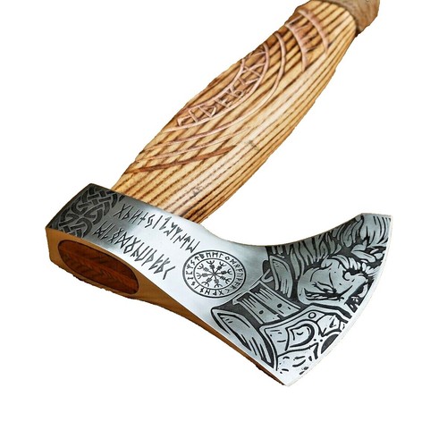 14 Wood Axe for Splitting, Camping Axe, Hatchet Axe, for Firewood, Non