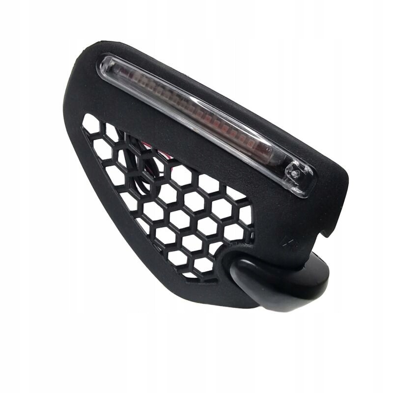 Protège-main droit Viper avec indicateur LED intégré pour moto noire